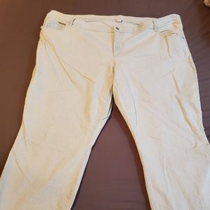 Women's Old Navy Pinstripe Stretch Pants EUC